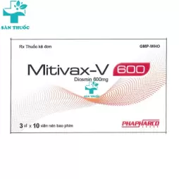 Mitivax V-600 - Diosmin 600mg Phapharco