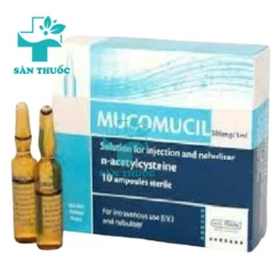 Mucomucil 300mg/3ml - Thuốc làm tiêu chất nhầy hiệu quả