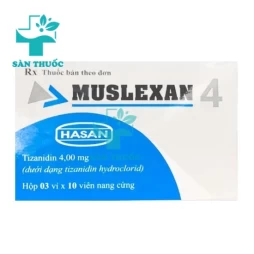 Muslexan 4 Hasan - Thuốc điều trị co cứng cơ dạng uống