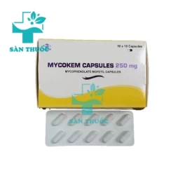 Mycokem capsules 250mg - Thuốc hỗ trợ ghép thận hiệu quả của Ấn Độ