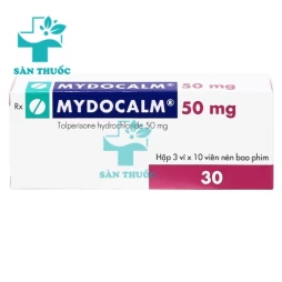 Mydocalm 50mg - Thuốc điều trị co cứng cơ sau đột quỵ hiệu quả