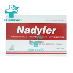 Nadyfer - Thuốc điều trị thiếu máu do thiếu sắt của Nadyphar