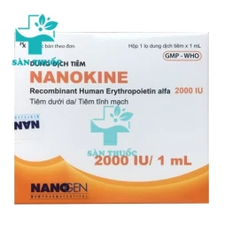 Nanokine 2000IU/ml - Thuốc tiêm điều trị thiếu máu của Nanogen
