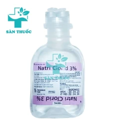 Natri clorid 3% Fresenius Kabi 100ml - Bổ sung nước & điện giải