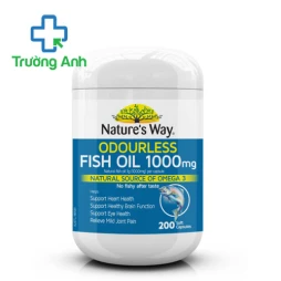 Nature's Way Odourless Fish Oil 1000mg - Giúp tăng cường trí não