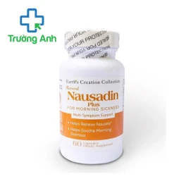 Nausadin Plus Earth’s Creation USA - Viên uống giảm buồn nôn, ốm nghén