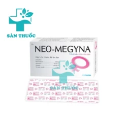 Neo-Megyna - Viên đặt phụ khoa điều trị viêm nhiễm của F.T.PHARMA