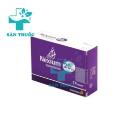 Nexium 20mg AstraZeneca - Thuốc điều trị viêm loét dạ dày, tá tràng