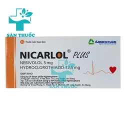 Nicarlol plus - Thuốc điều trị tăng huyết áp của Agimexpharm