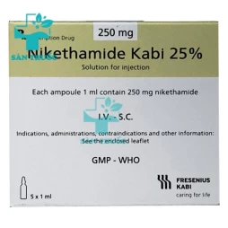 Nikethamide Kabi 25% - Thuốc chống sốc hiệu quả  