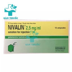 Nivalin 2,5mg/ml - Thuốc điều trị sa sút trí tuệ hiệu quả