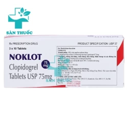 Noklot 75mg - Thuốc điều trị xơ vữa động mạch của Ấn Độ