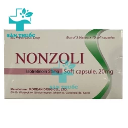 Nonzoli 20mg - Thuốc trị mụn trứng cá hiệu quả của Hàn