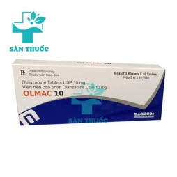 Olmac 10 - Thuốc điều trị tâm thần phân liệt của Macleods Pharma
