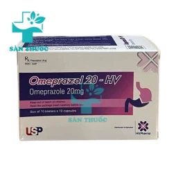 Omeprazol 20-HV USP - Thuốc trị viêm loét dạ dày, tá tràng