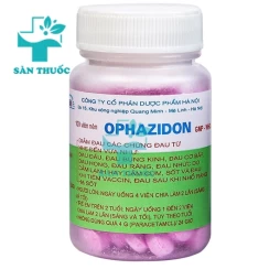 Ophazidon Bot.100 - Thuốc giúp giảm đau, hạ sốt hiệu quả