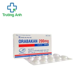 Orabakan 200mg Mipharmco - Điều trị nhiễm khuẩn đường tiết niệu  một cách hiệu quả