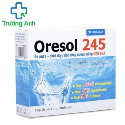 Oresol 245 DHG - Hỗ trợ bù nước và chất điện giải