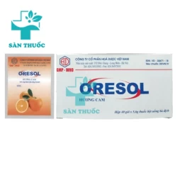 Oresol hương cam 5,6g Hóa Dược - Giúp bù nước và điện giải