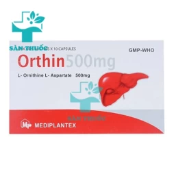  Orthin 500mg - Thuốc giúp điều trị viêm gan, xơ gan hiệu quả
