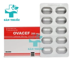 Ovacef 200 - Thuốc chống nhiễm khuẩn, kháng virus của Ấn Độ