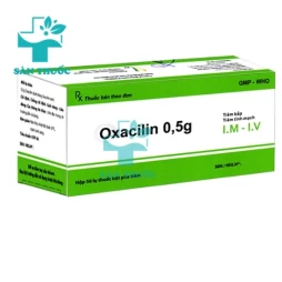 Oxacilin 0,5g VCP - Thuốc điều trị nhiễm khuẩn nhanh chóng