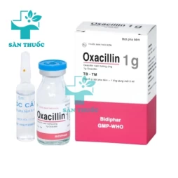 Oxacillin 1g Bidiphar - Thuốc trị nhiễm khuẩn nhạy cảm hiệu quả