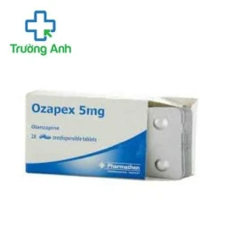 Ozapex 5mg Pharmathen - Điều trị cơn hưng cảm ở mức độ trung bình đến nặng