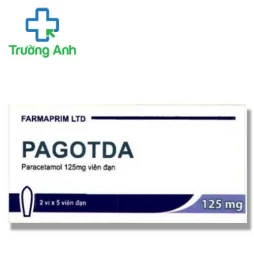 Pagotda 125mg Farmaprim - Thuốc giảm đau, hạ sốt cho trẻ hiệu quả