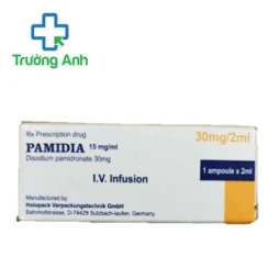 Pamidia 30mg/2ml Holopack Verpackungstecknik - Điều trị tăng Calci huyết do bệnh lý khối u