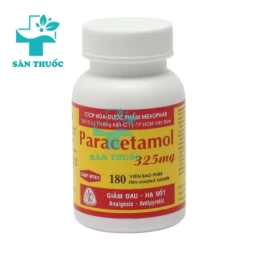 Paracetamol 325mg Vị dâu (Lọ 100 viên) - Thuốc giảm đau, hạ sốt