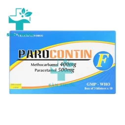 Parocontin F Tipharco - Thuốc giảm đau, hạ sốt hiệu quả