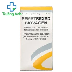 Pemetrexed Biovagen 100mg - Thuốc điều trị ung thư phổi của CH Séc