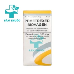 Pemetrexed Biovagen 100mg - Thuốc điều trị ung thư phổi của CH Séc