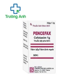 Pencefax 1g Reig Jofre - Thuốc điều trị nhiễm khuẩn nặng hiệu quả