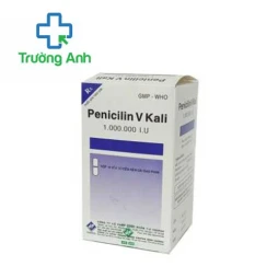 Penicilin V Kali 1.000.000I.U Vidipha- Thuốc trị nhiễm khuẩn nặng