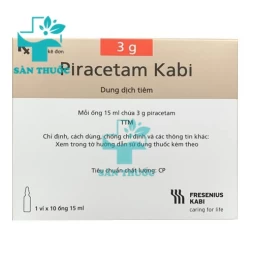 Piracetam Kabi 3g/15ml - Thuốc điều trị các bệnh lý thần kinh hiệu quả