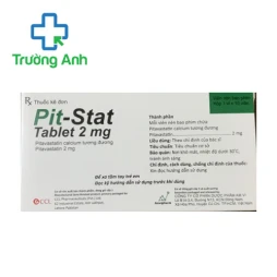 Pit-Stat Tablet 2mg Amvipharm - Thuốc cholesterol hiệu quả