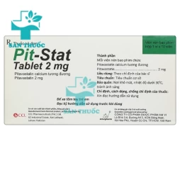 Pit-Stat Tablet 2mg Amvipharm - Thuốc cholesterol hiệu quả