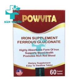 Powvita - Viên uống bổ sung sắt  hiệu quả của USA