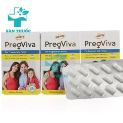 PregViva - Cung cấp vitamin và khoáng chất cần thiết cho bà bầu