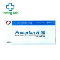 Presartan-50 Ipca - Thuốc điều trị tăng huyết áp hiệu quả
