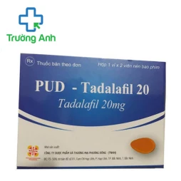 PUD-Tadalafil 20 - Thuốc điều trị rối loạn cương dương