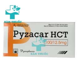 Pyzacar HCT 100/12,5mg - Điều trị tăng huyết áp của Pymepharco