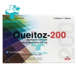 Queitoz 200mg - Thuốc điều trị tâm thần phân liệt hiệu quả