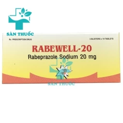Rabewell 20mg - Thuốc trị viêm loét dạ dày tá tràng của Ấn Độ