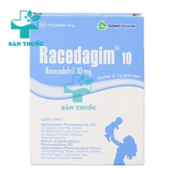 RACEDAGIM 10 - Thuốc điều trị tiêu chảy cấp của Agimexpharm