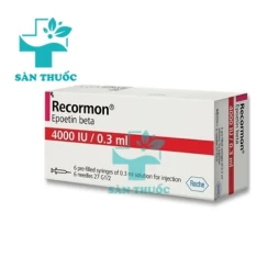 NeoRecormon Inj.4.000IU - Thuốc giúp điều trị thiếu máu do suy thận mạn tính hiệu quả