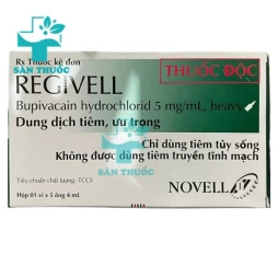 Regivell 5mg PT. Novell - Thuốc gây tê tủy sống hiệu quả