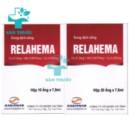 Relahema Hadiphar - Phòng và điều trị thiếu máu do thiếu sắt